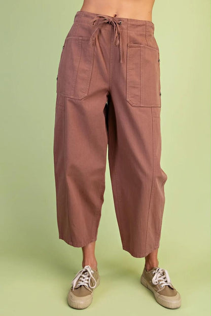 PANTALON CAFE ESTRELLAS