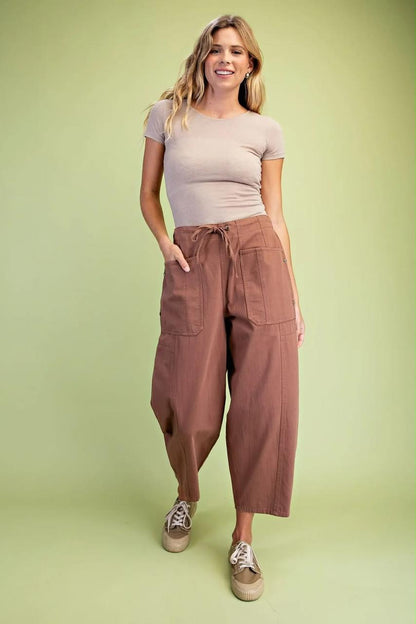PANTALON CAFE ESTRELLAS