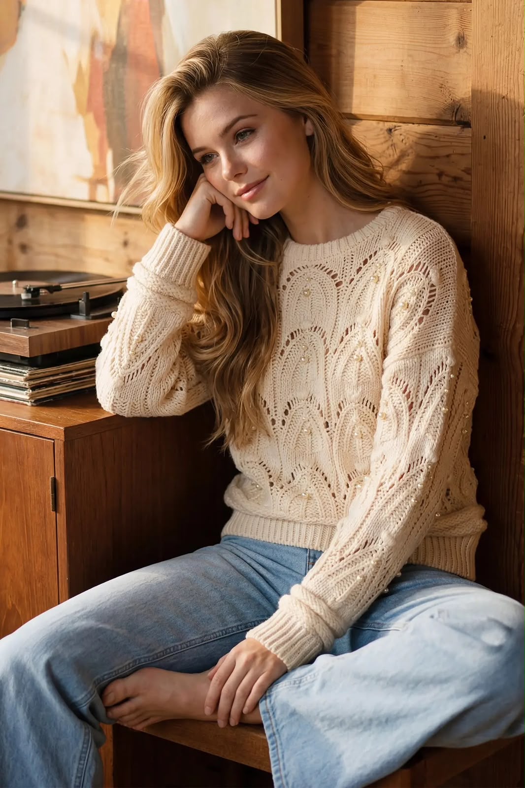 Sueter beige