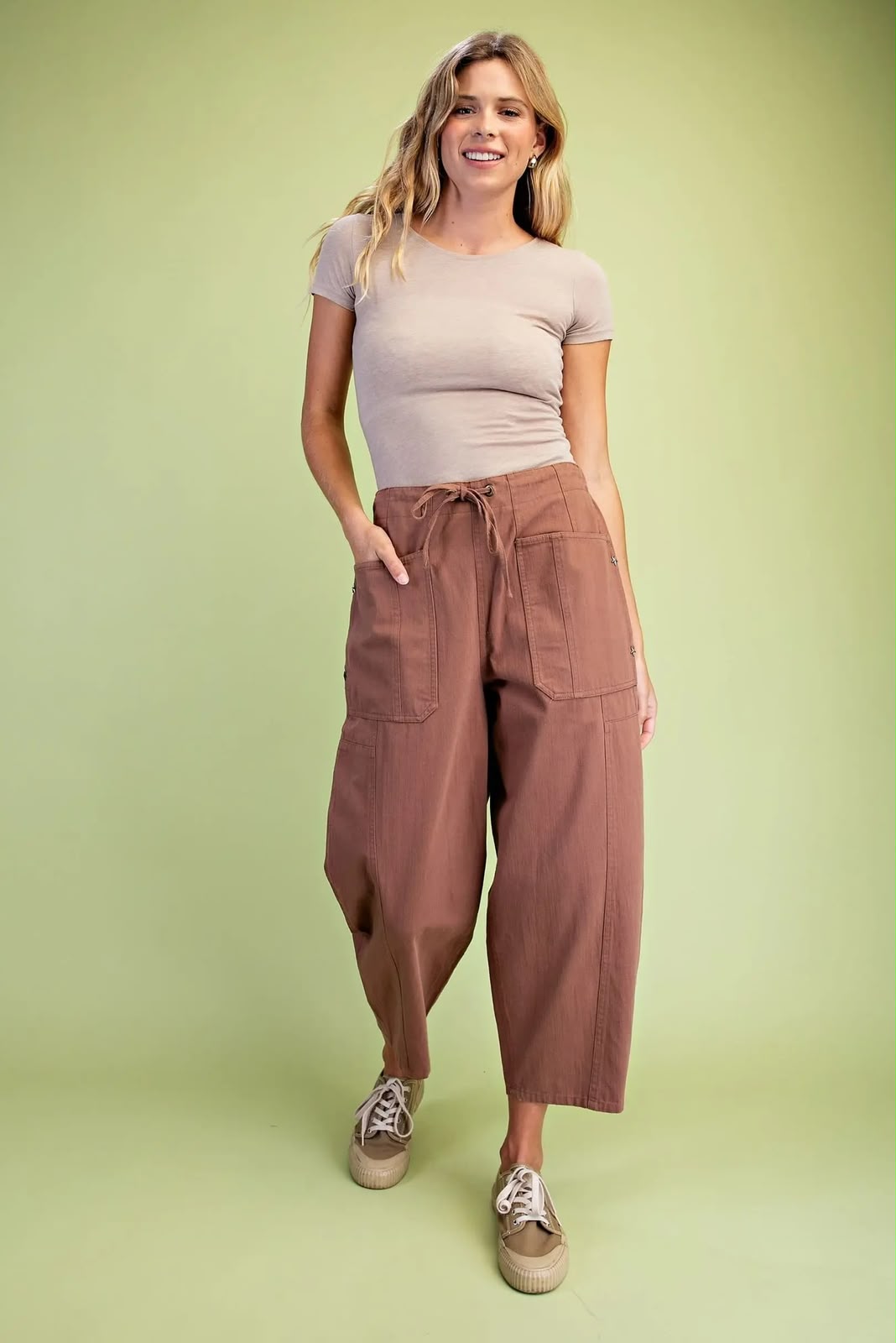 Pantalon 3/4 ancho
