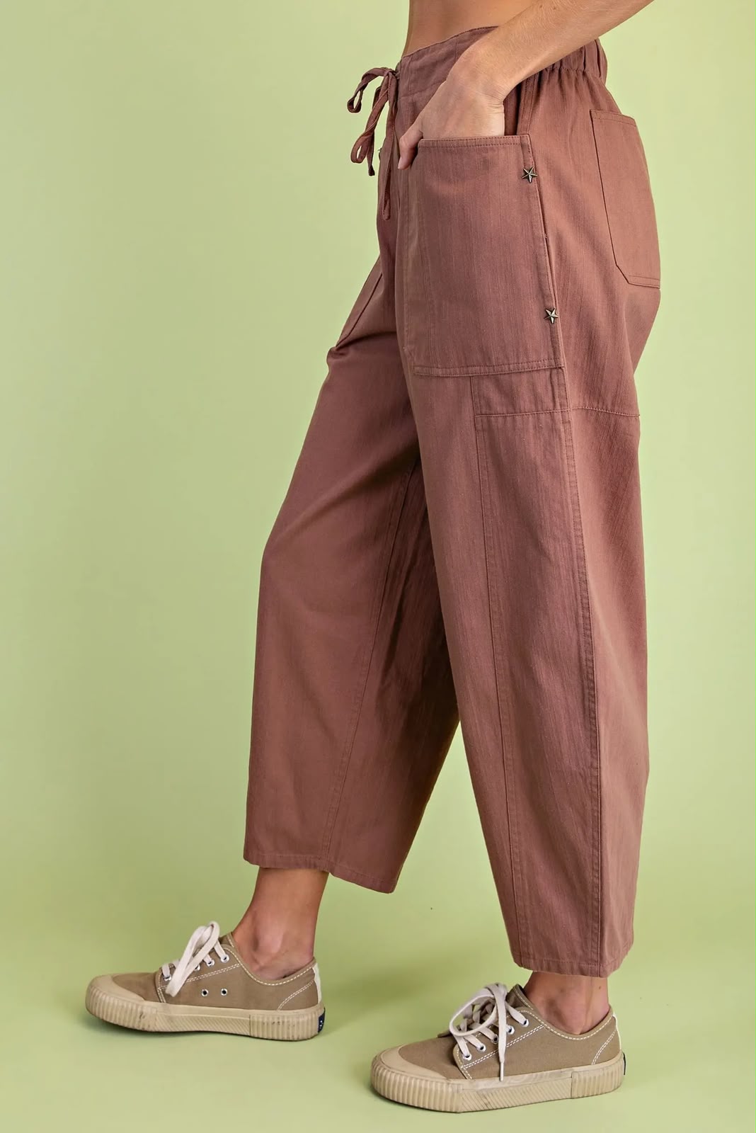 Pantalon 3/4 ancho